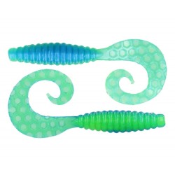 Приманка силіконова на хижака, ZEOX Comma Grub, довжина 2,4 дюймів, 10шт/уп, колір №205 IAG